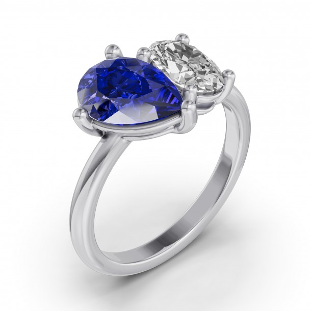 Кольцо RC10568-LABOV-BSAPPE-3.0CT-PTE