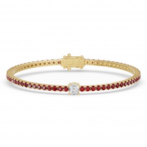 Браслет RC10590RUBY-CU-4YBR