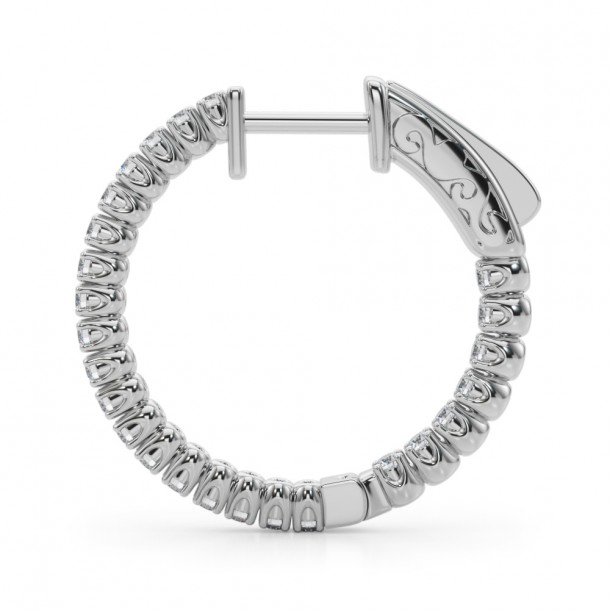 Серьги 41005-.01-20mm Lab14K WG