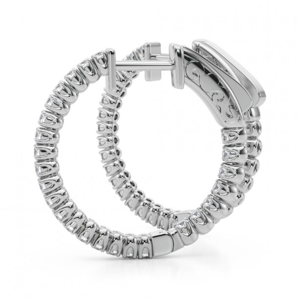 Серьги 41005-.01-20mm Lab14K WG