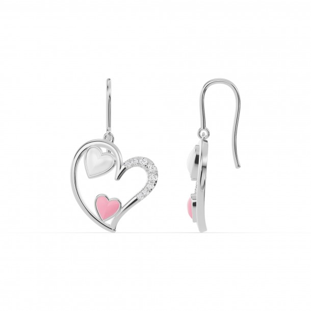 Серьги RC11097-CERM-WHITE-PINK-4WEAR-LAB