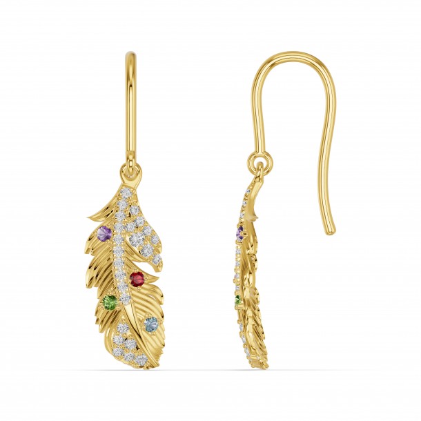 Серьги RC10964EAR-NAT-GEMS-4Y