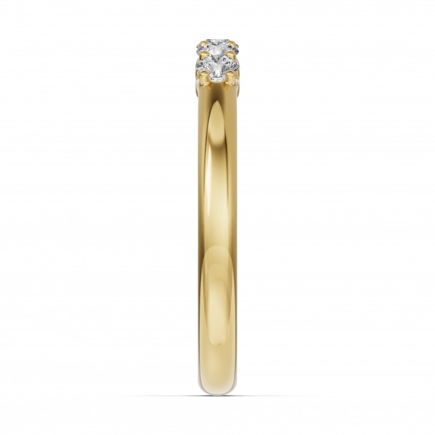 Кольцо RC10716-5ST-0.25CT-8YL-NAT