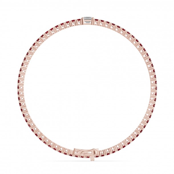 Браслет RC10590RUBY-AS-4RBR