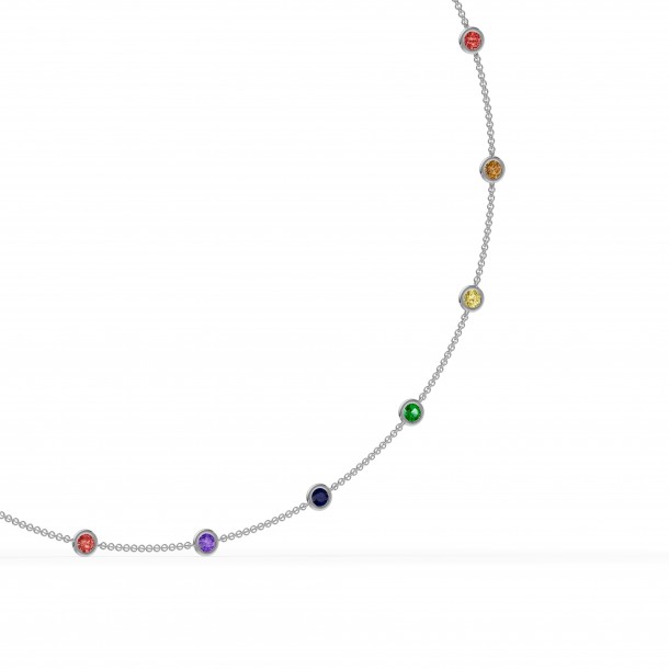 Ожерелье RC11378RAINBOW-PTNK