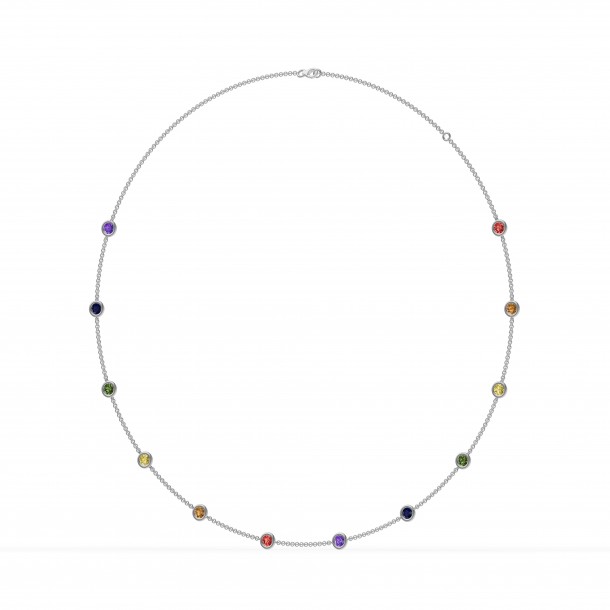 Ожерелье RC11378RAINBOW-PTNK