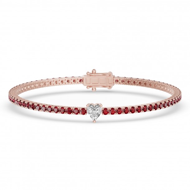 Браслет RC10590RUBY-HT-8RBR