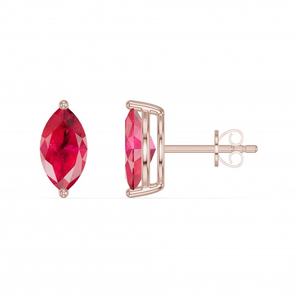 Серьги RC11020-RUBY-4REAR