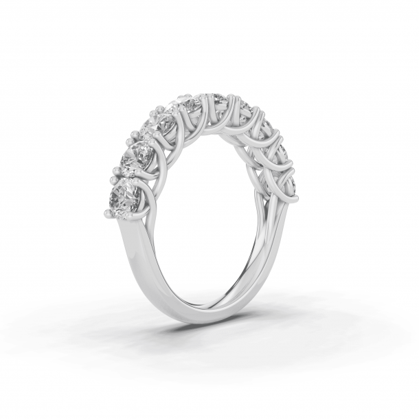 Обручальное кольцо «Слаженная дорожка единства»