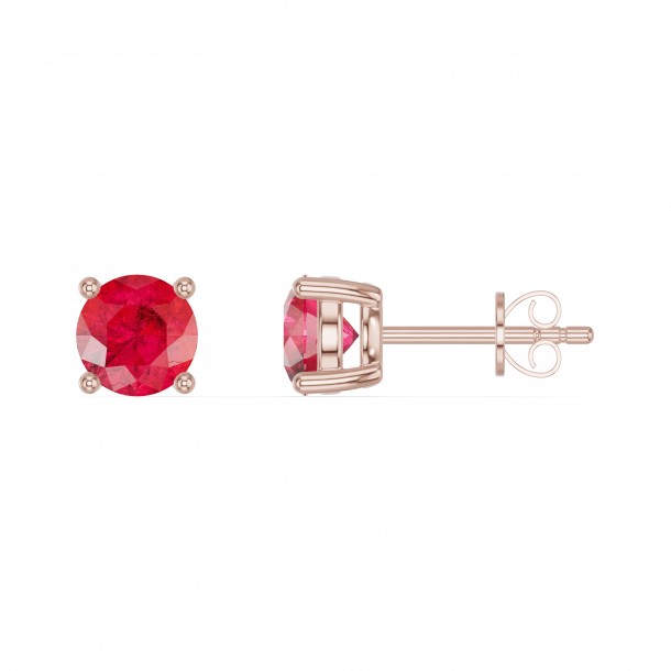 Серьги RC11023-RUBY-4REAR
