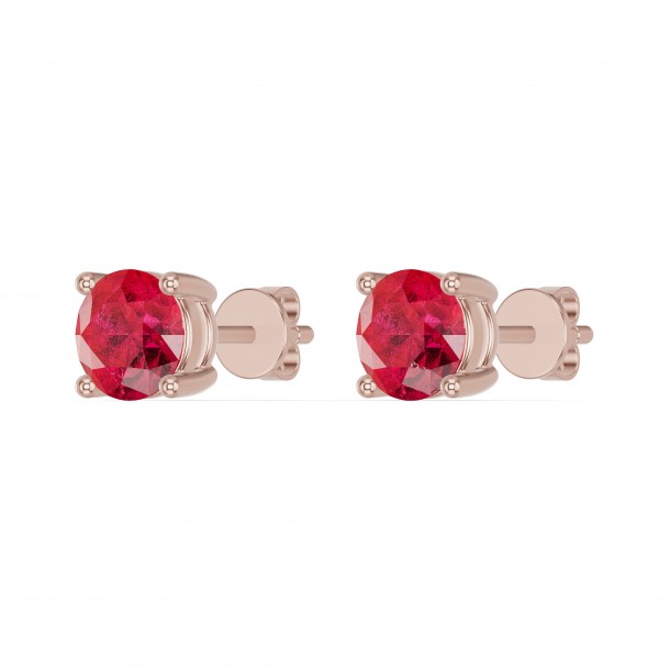 Серьги RC11023-RUBY-4REAR